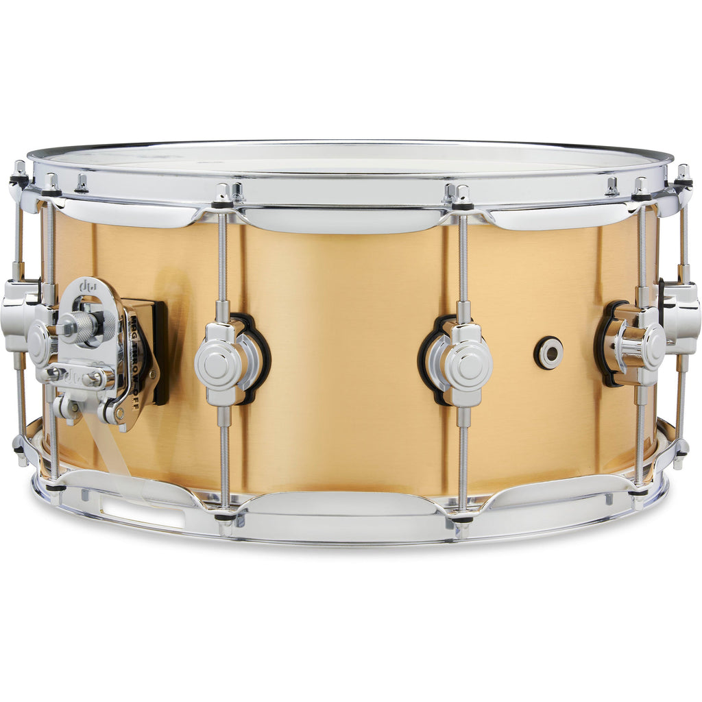 Drum Workshop Performance Series 6.5x14 Snare Drum - 1mm Polished Brass - View 2 | MusicMarket