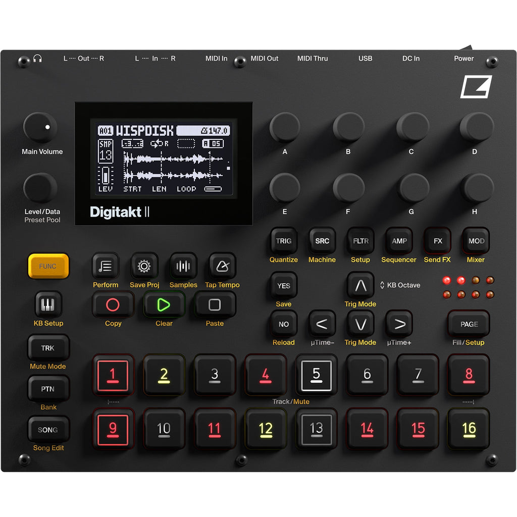 Elektron Digitakt II Sampling Drum Machine - MusicMarket