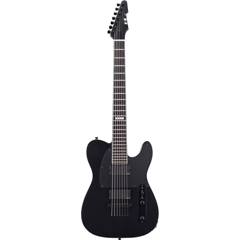 ESP E-II T-B7 Baritone Electric Guitar - Black Satin - View 2 | MusicMarket