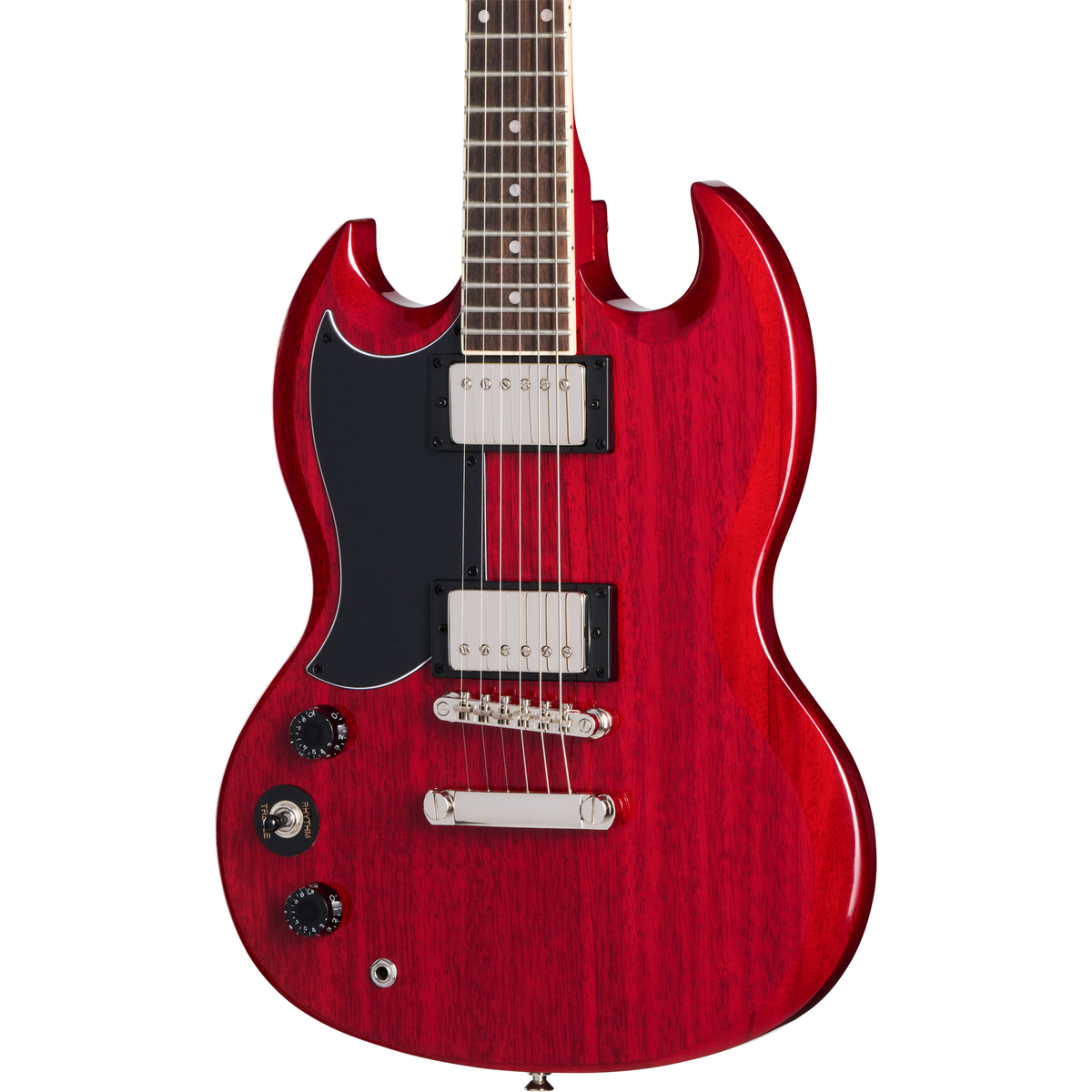 Epiphone SG Tribute Left Handed Electric Guitar - Cherry - MusicMarket