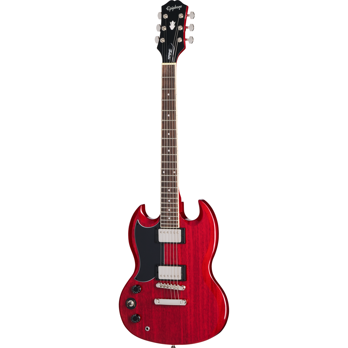 Epiphone SG Tribute Left Handed Electric Guitar - Cherry - View 3 | MusicMarket