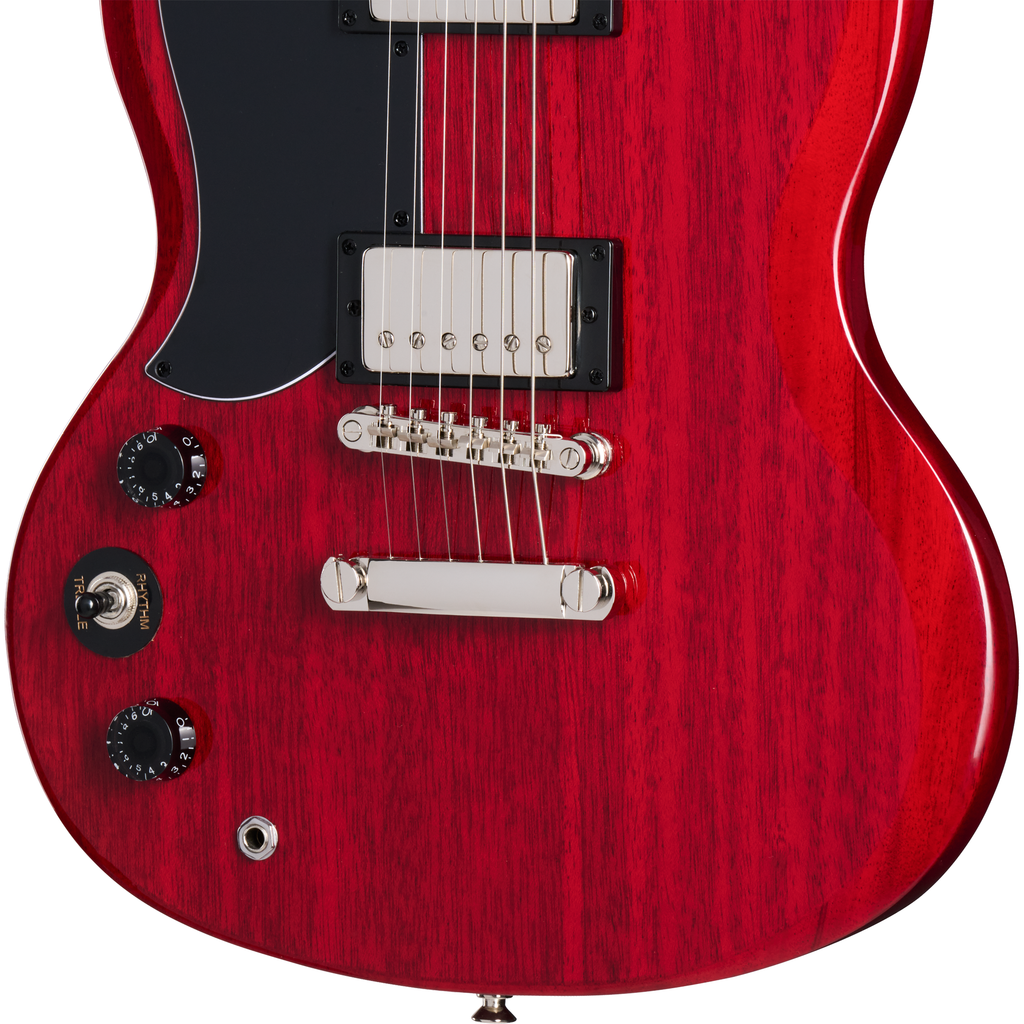 Epiphone SG Tribute Left Handed Electric Guitar - Cherry - View 7 | MusicMarket