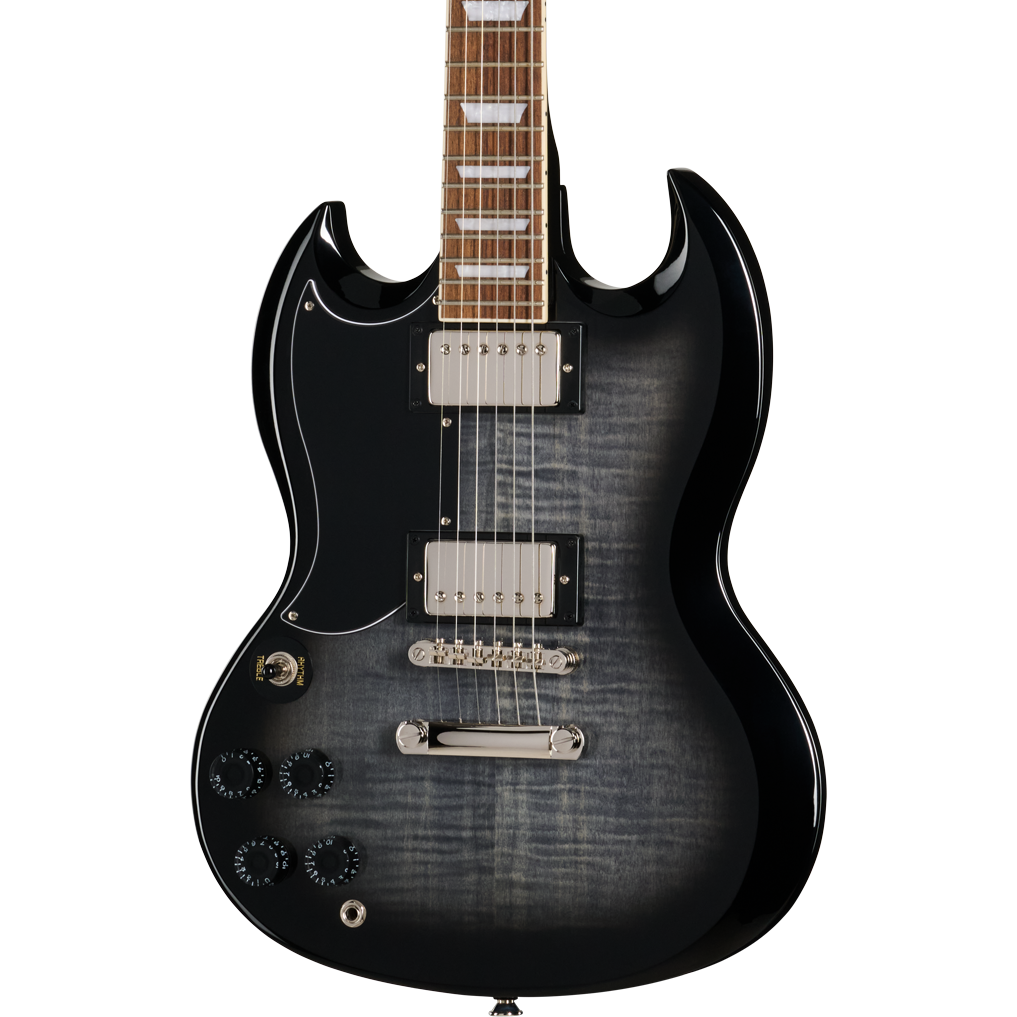 Epiphone SG Tribute Plus Left Handed Electric Guitar - Ebony Burst - MusicMarket