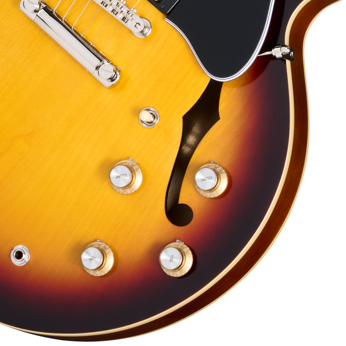 Epiphone 1962 ES-335 Reissue Electric Guitar - Vintage Burst - View 6 | MusicMarket