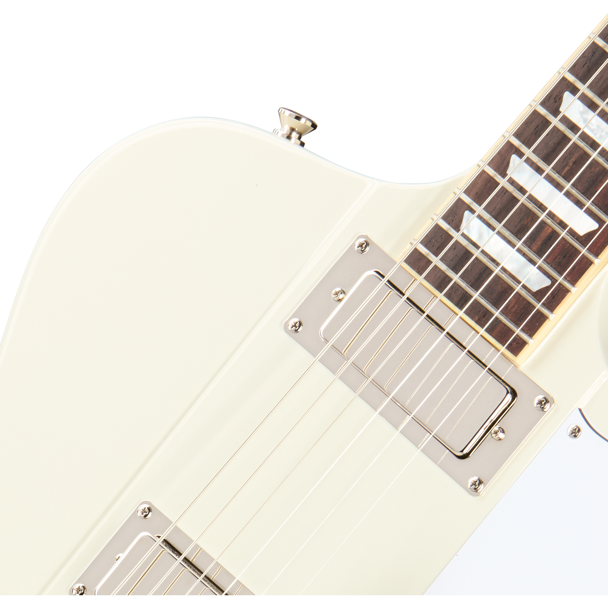 Epiphone 1963 Firebird V Reissue Electric Guitar With Maestro Vibrola - Polaris White - View 5 | MusicMarket