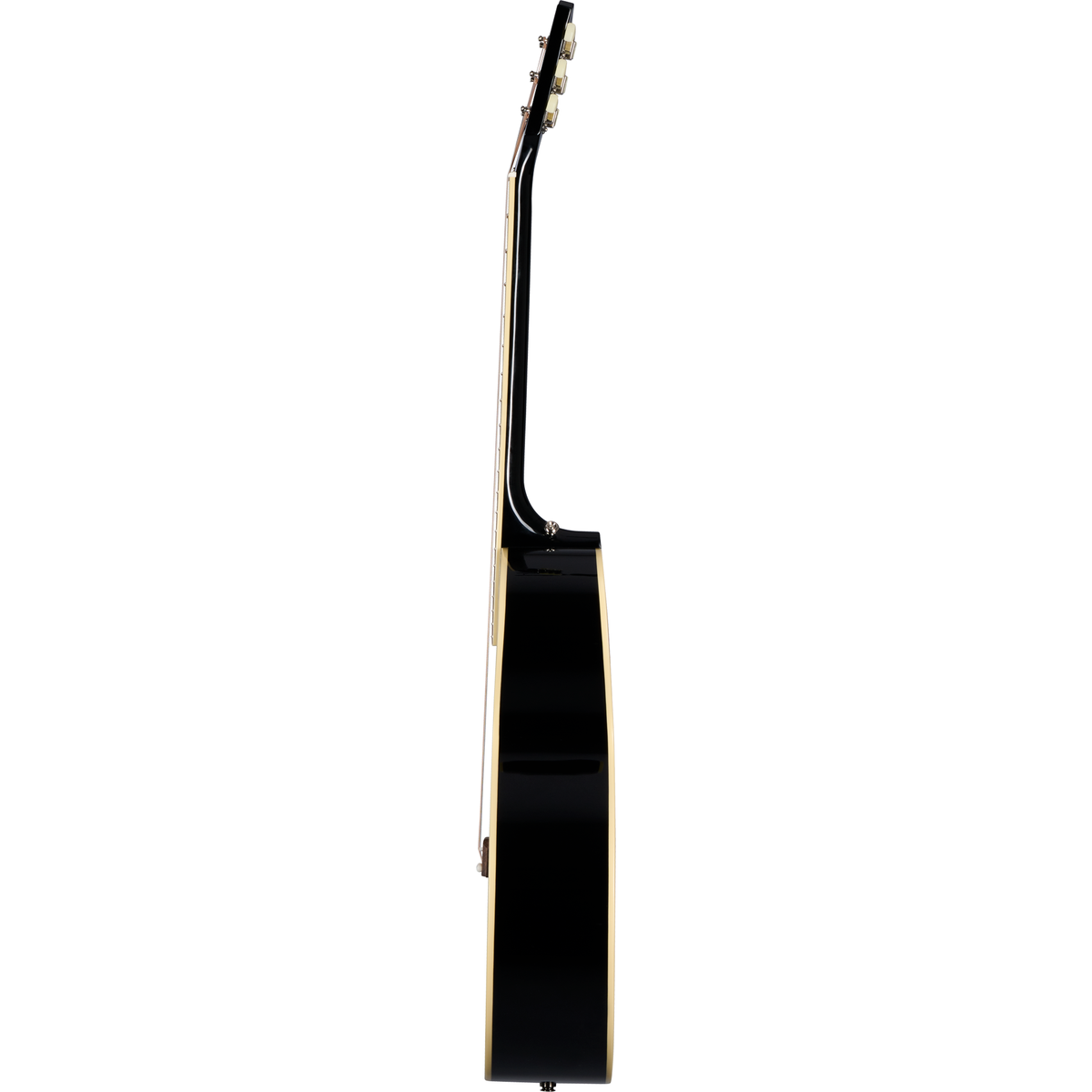 Epiphone J-180 LS Acoustic Electric Guitar - Ebony - View 3 | MusicMarket