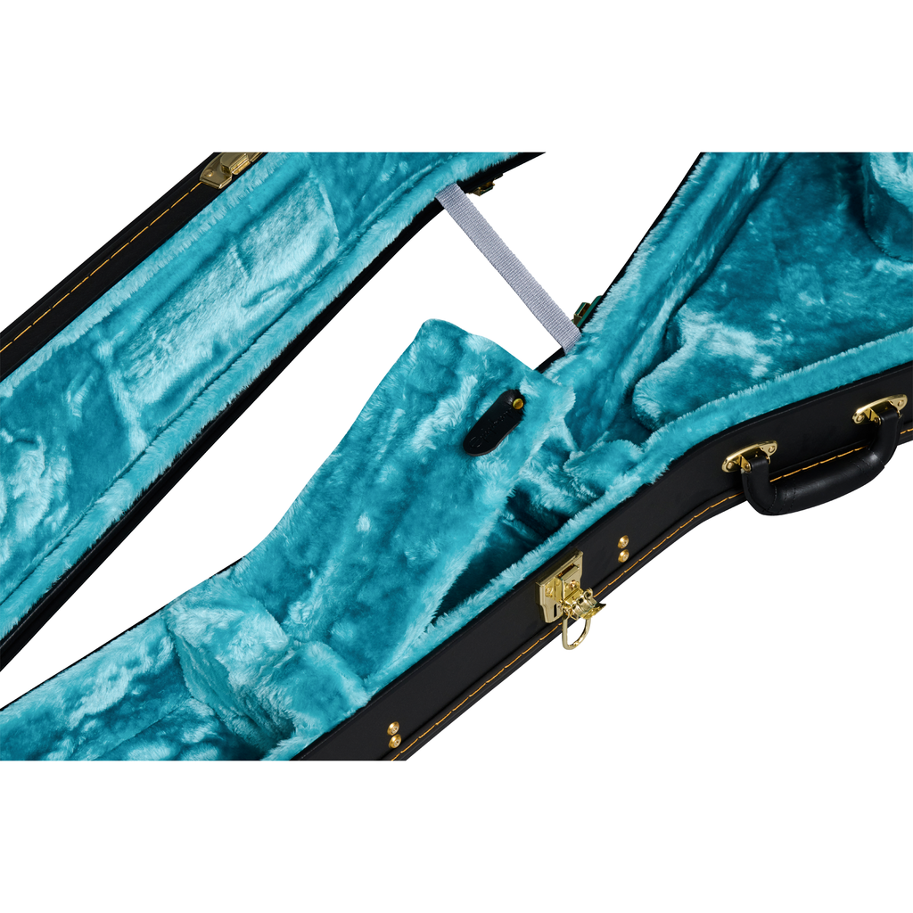 Epiphone Jimi Hendrix "Love Drops" Flying V Electric Guitar - Ebony w/ Artwork - View 12 | MusicMarket