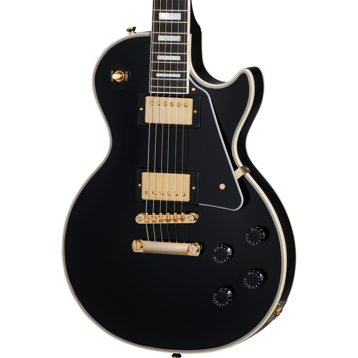 Epiphone Les Paul Custom Electric Guitar - Ebony - MusicMarket
