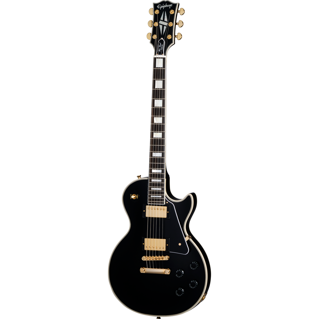 Epiphone Les Paul Custom Electric Guitar - Ebony - View 2 | MusicMarket