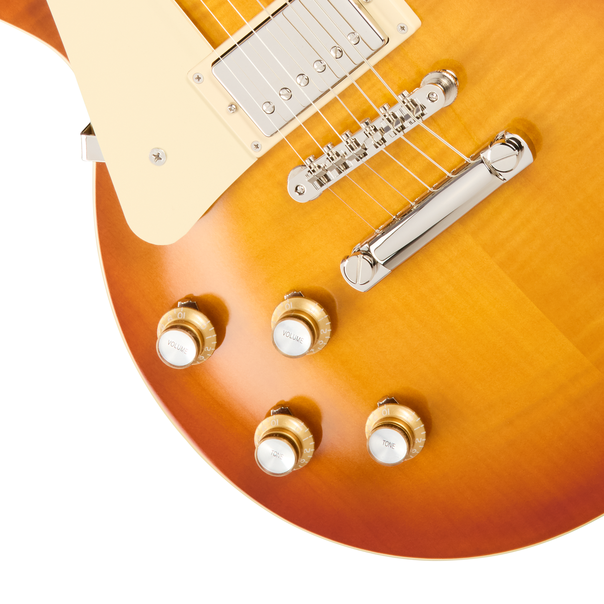 Epiphone 1960 Les Paul Standard Reissue Left Handed Electric Guitar - Iced Tea Burst - View 6 | MusicMarket