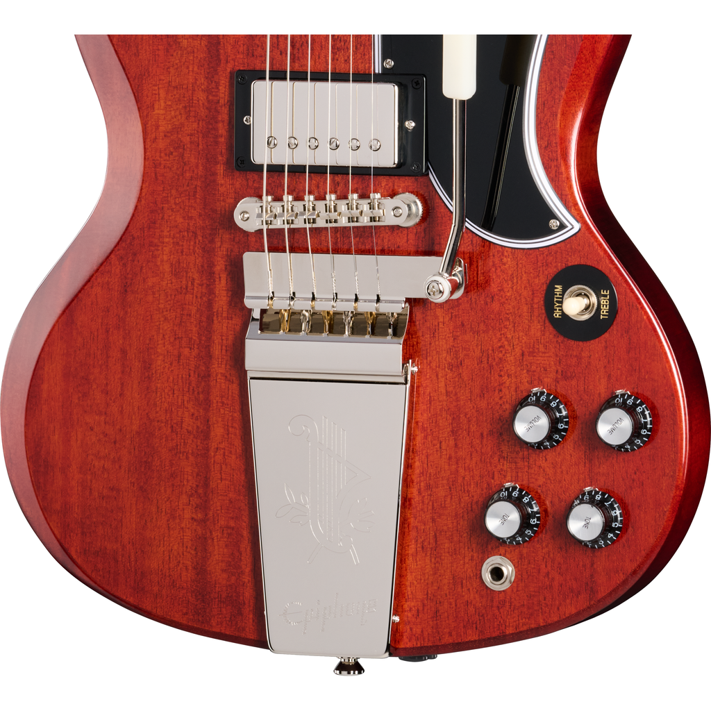 Epiphone 1964 SG Standard with Maestro Vibrola Reissue Electric Guitar - Cherry Red - View 7 | MusicMarket