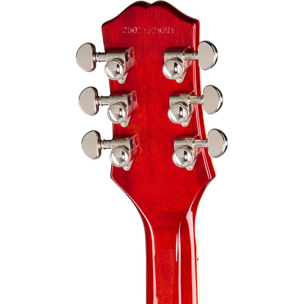 Epiphone Futura Les Paul Custom Electric Guitar - Racing Stripe Red - View 5 | MusicMarket