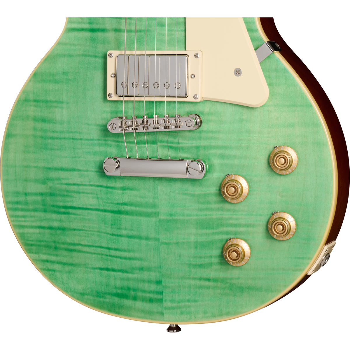 Epiphone Les Paul Standard 50s Figured Electric Guitar - Sea Foam Green - View 7 | MusicMarket