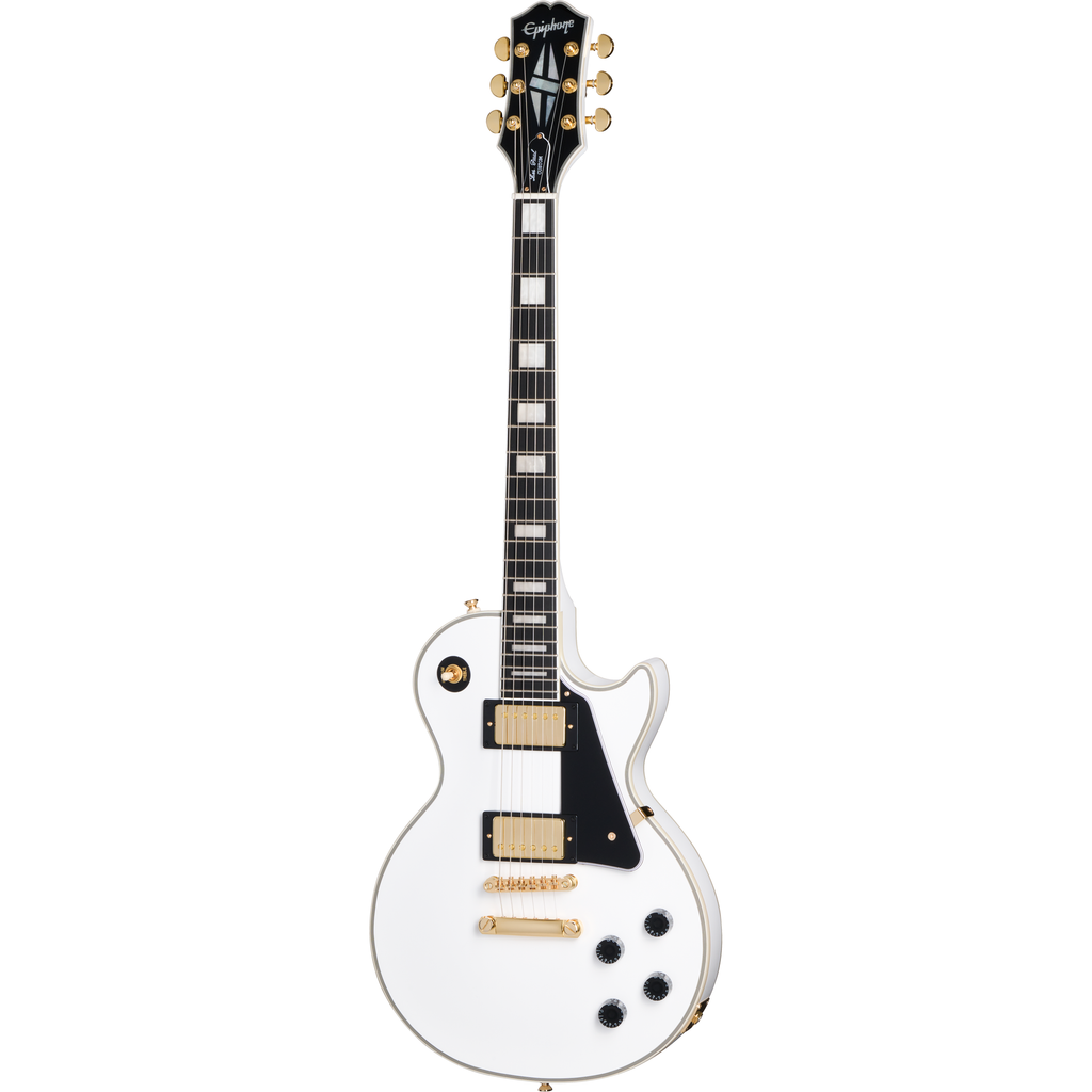 Epiphone Les Paul Custom Electric Guitar - Alpine White - View 2 | MusicMarket