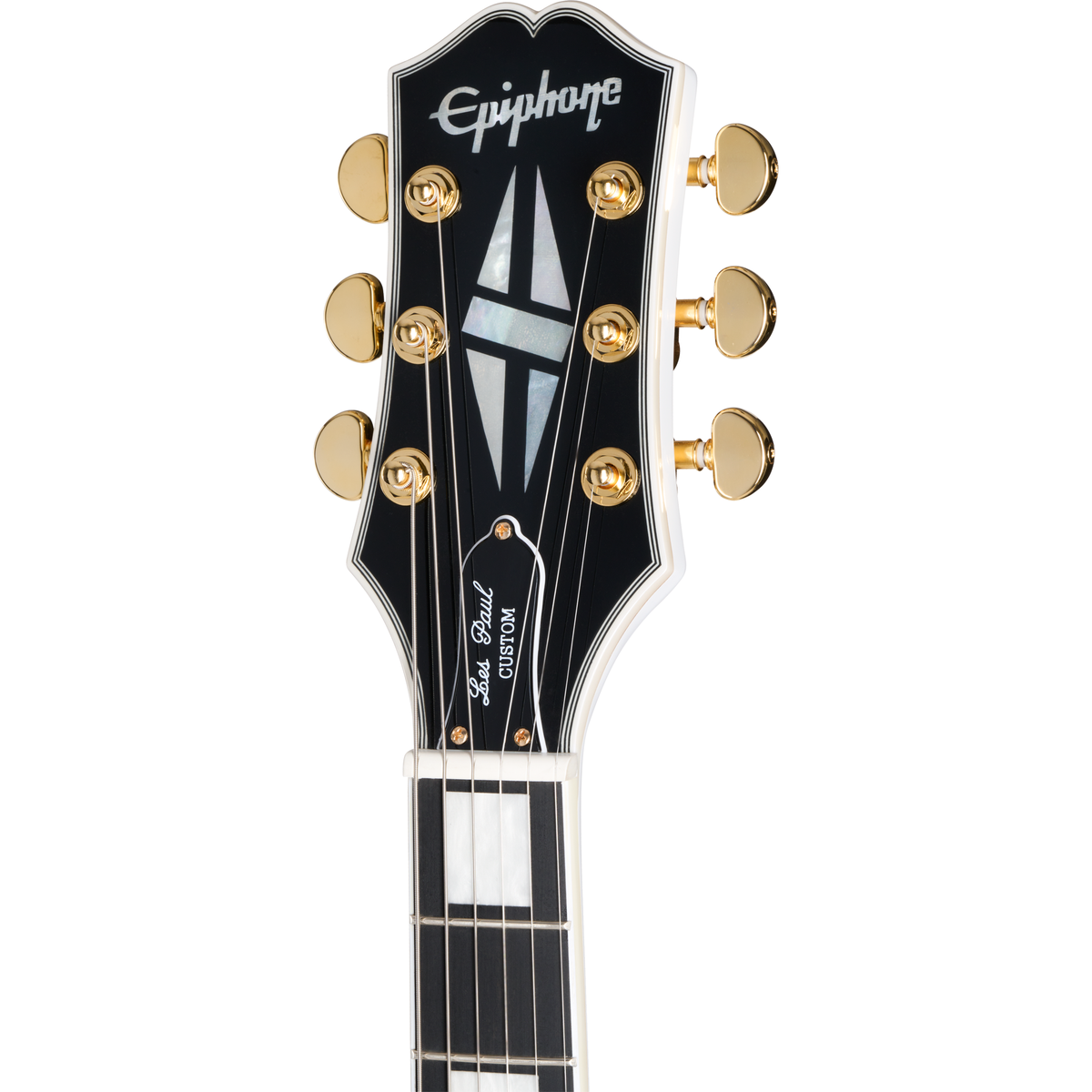 Epiphone Les Paul Custom Electric Guitar - Alpine White - View 5 | MusicMarket