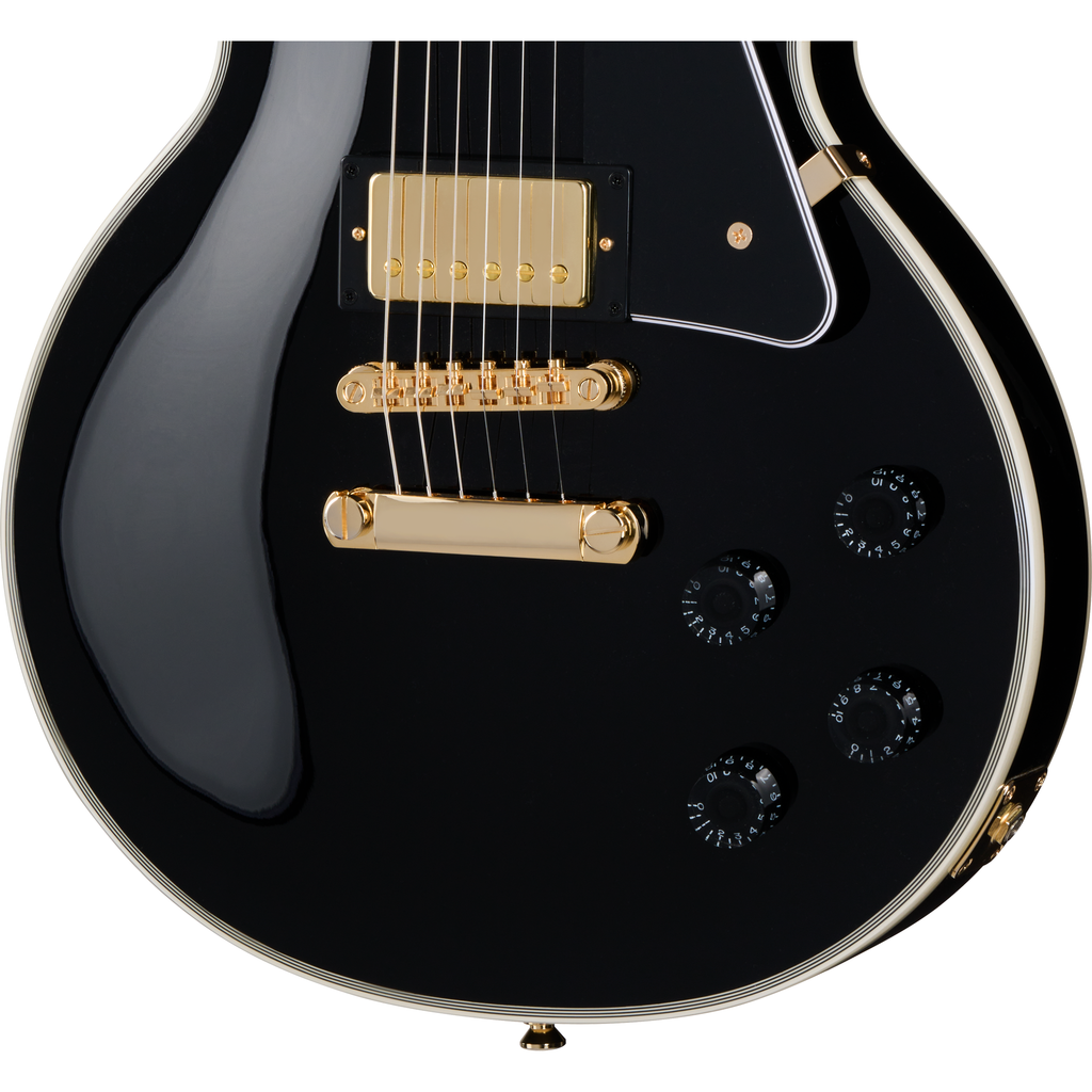 Epiphone Les Paul Custom Electric Guitar - Ebony - View 7 | MusicMarket