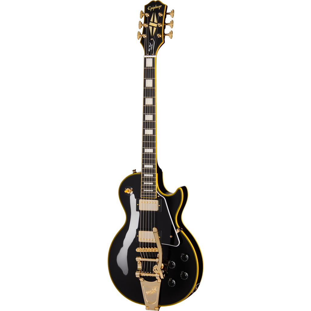 Epiphone Joe Bonamassa 59 Les Paul Custom Electric Guitar - Antique Ebony - View 2 | MusicMarket