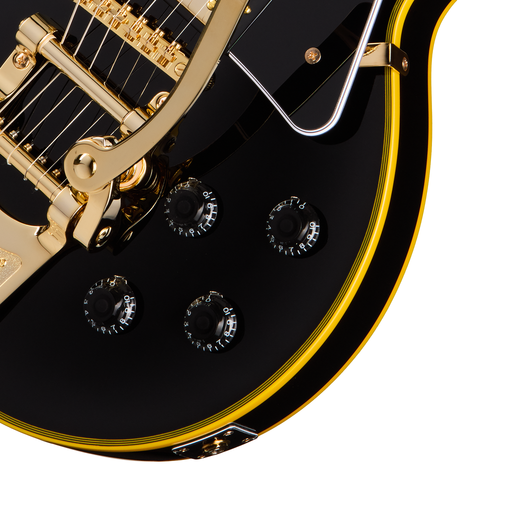Epiphone Joe Bonamassa 59 Les Paul Custom Electric Guitar - Antique Ebony - View 7 | MusicMarket