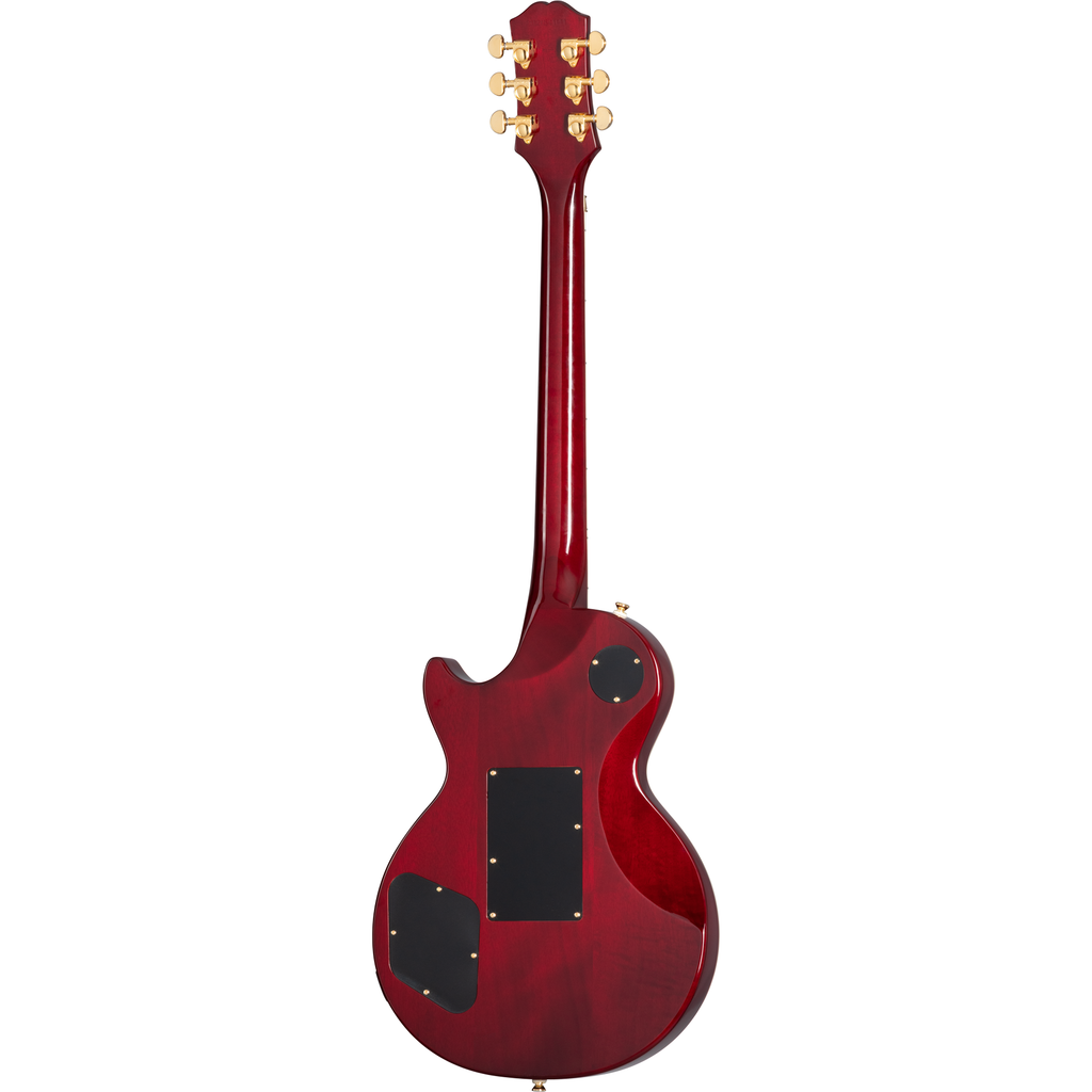 Epiphone Alex Lifeson Les Paul Custom Axcess Electric Guitar - Ruby - View 2 | MusicMarket