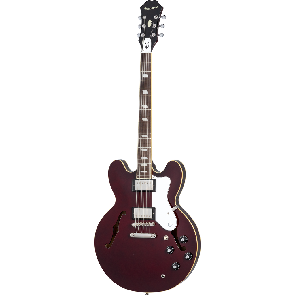 Epiphone Noel Gallagher Riviera Semi-Hollow Electric Guitar - Dark Wine Red - View 2 | MusicMarket