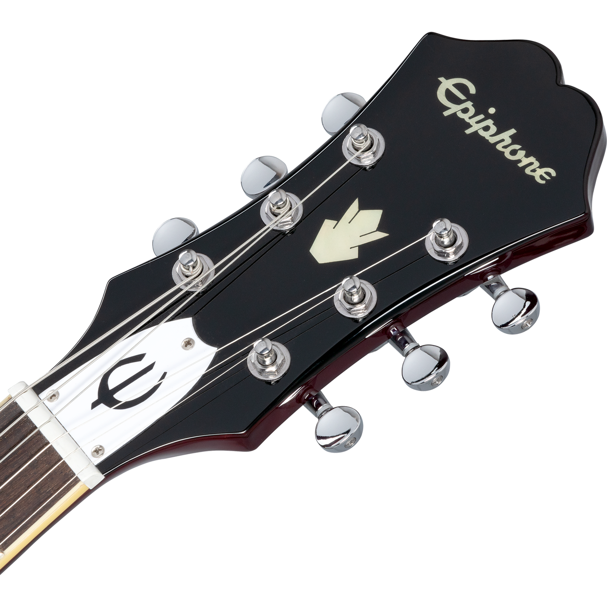 Epiphone Noel Gallagher Riviera Semi-Hollow Electric Guitar - Dark Wine Red - View 5 | MusicMarket
