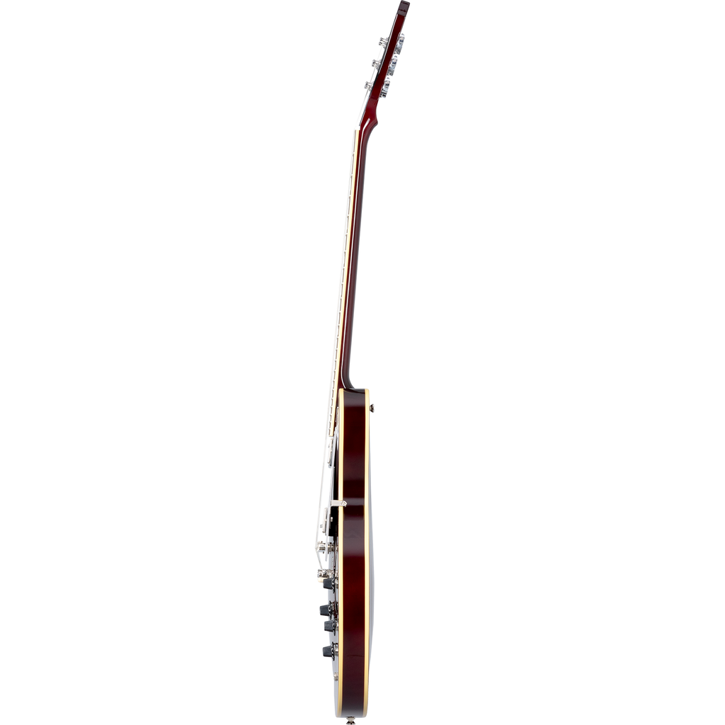 Epiphone Noel Gallagher Riviera Semi-Hollow Electric Guitar - Dark Wine Red - View 4 | MusicMarket