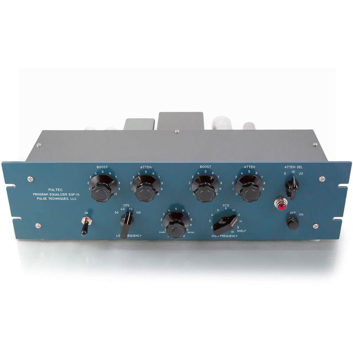 Pultec EQP-1S Tube Program Equalizer, Blue Faceplate - View 2 | MusicMarket