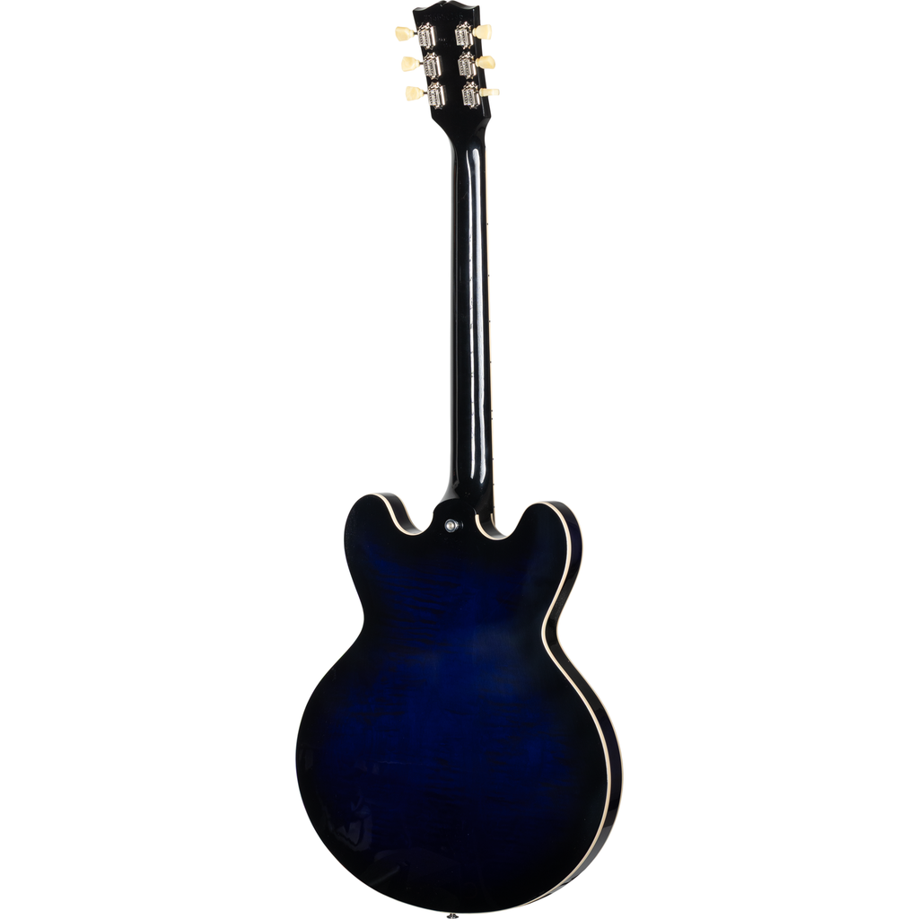 Gibson ES-335 Figured Semi-Hollow Electric Guitar - Deep Ocean Burst - View 18 | MusicMarket