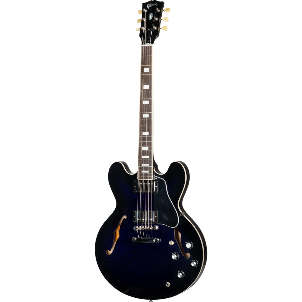 Gibson ES-335 Figured Semi-Hollow Electric Guitar - Deep Ocean Burst - View 17 | MusicMarket