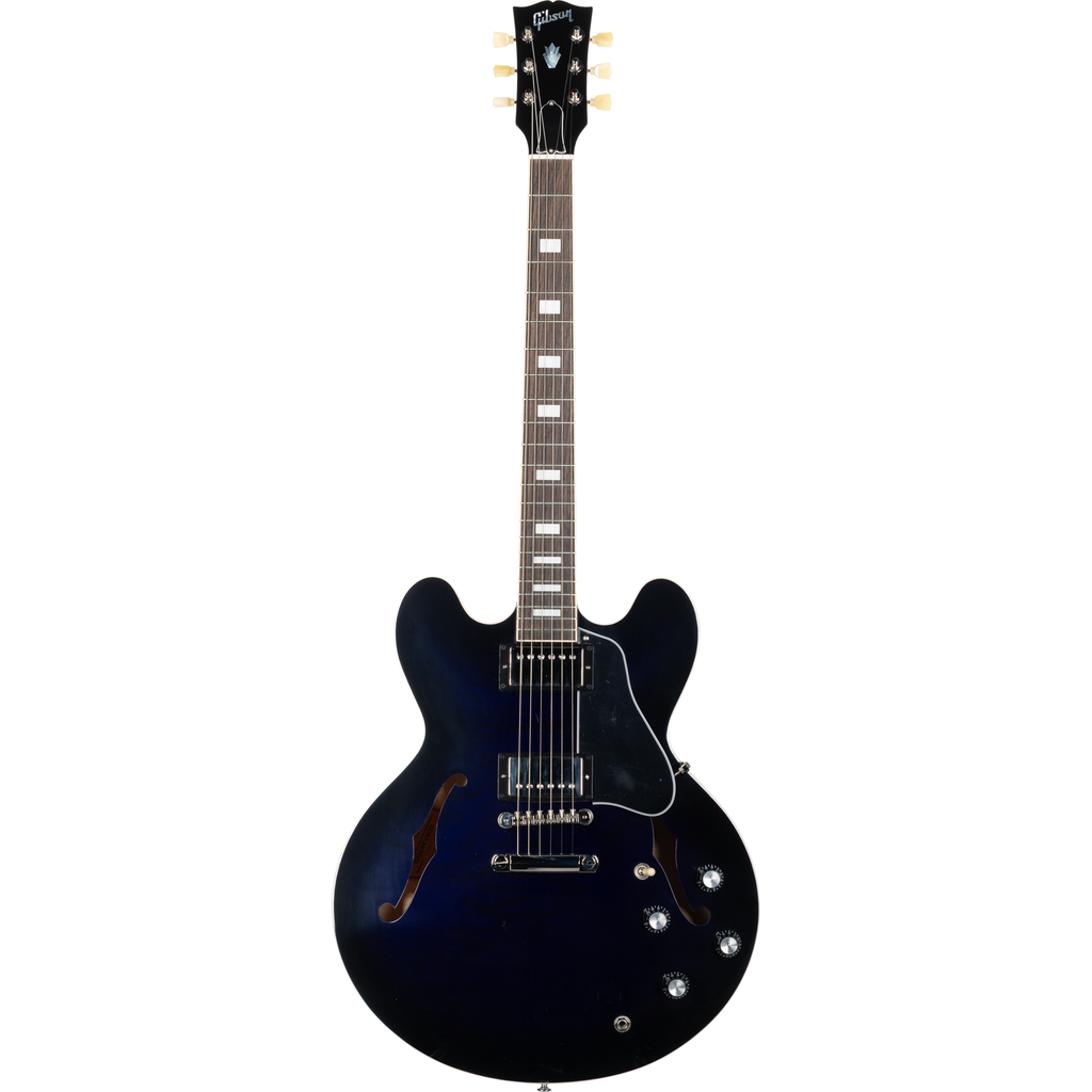 Gibson ES-335 Figured Semi-Hollow Electric Guitar - Deep Ocean Burst - View 19 | MusicMarket