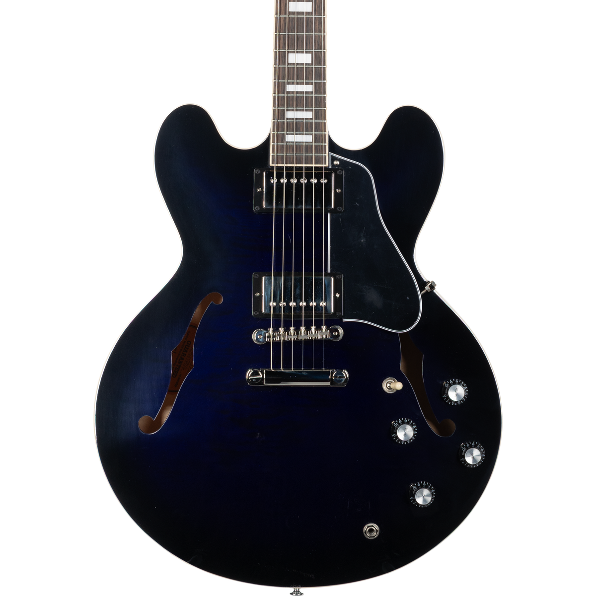 Gibson ES-335 Figured Semi-Hollow Electric Guitar - Deep Ocean Burst - View 20 | MusicMarket
