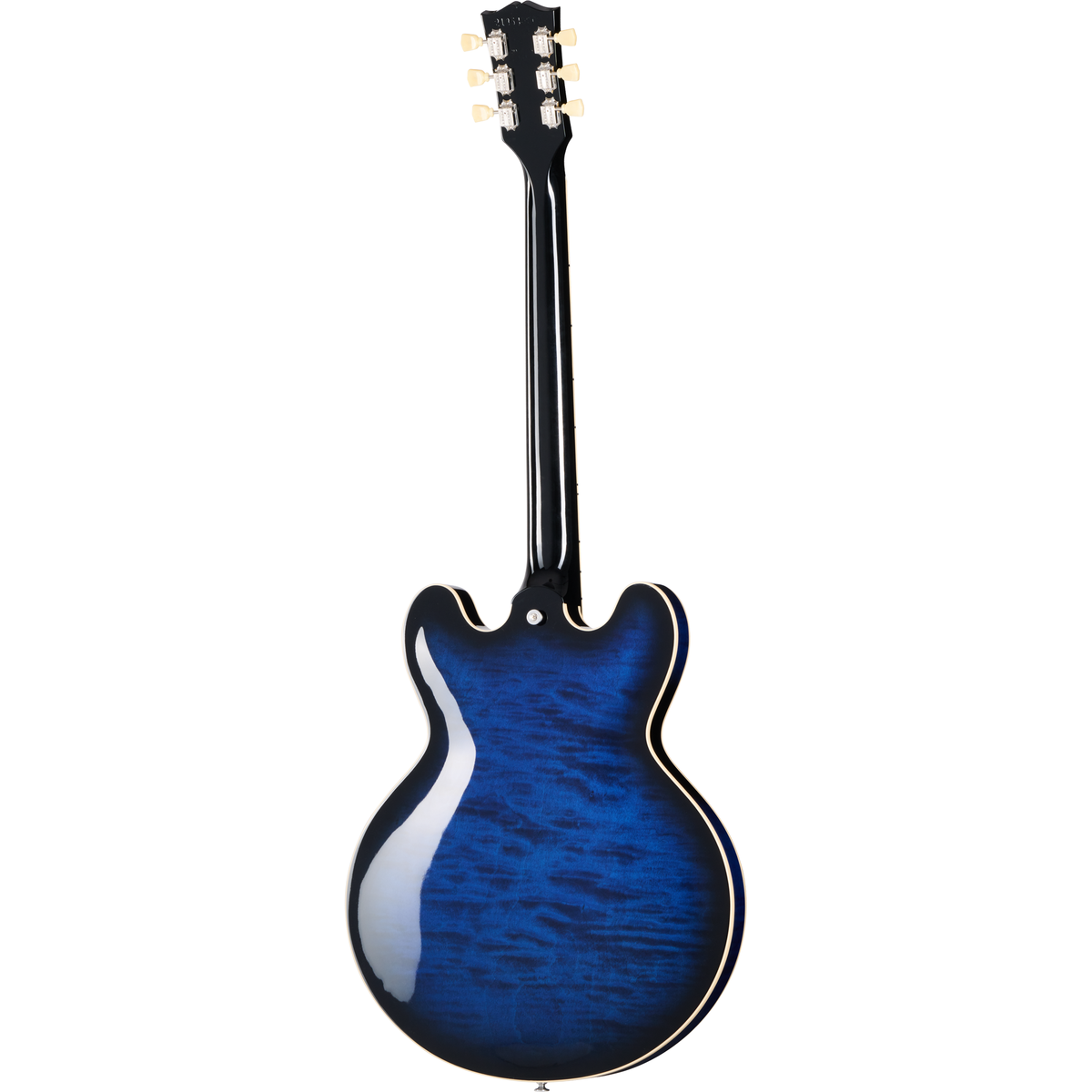 Gibson ES-335 Figured Semi-Hollow Electric Guitar - Deep Ocean Burst - View 3 | MusicMarket