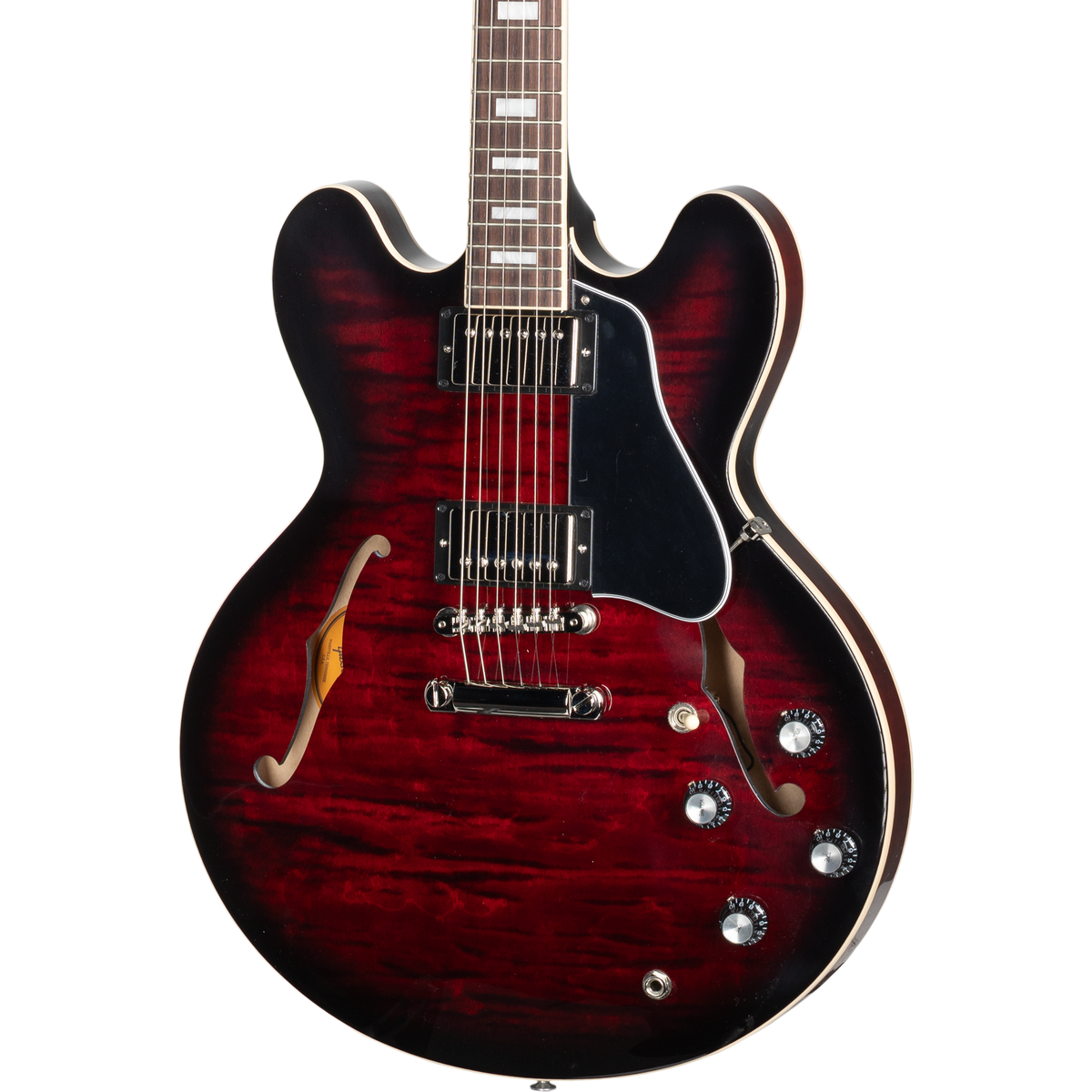 Gibson ES-335 Figured Semi-Hollow Electric Guitar - Blood Moon Burst - View 8 | MusicMarket