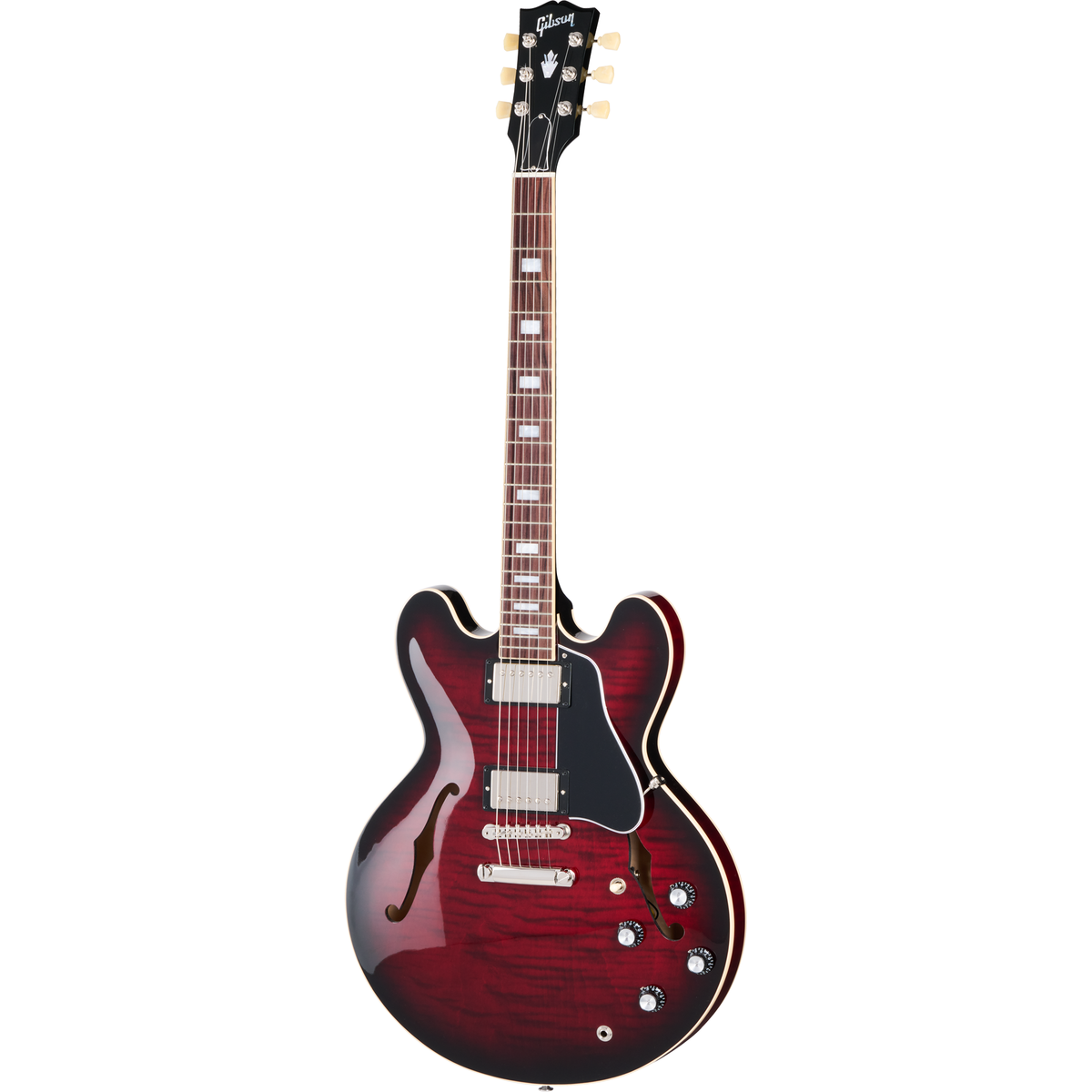 Gibson ES-335 Figured Semi-Hollow Electric Guitar - Blood Moon Burst - View 2 | MusicMarket