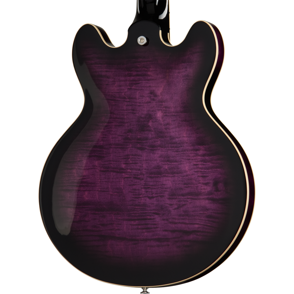 Gibson ES-339 Figured Electric Guitar - Dark Purple Burst - View 8 | MusicMarket