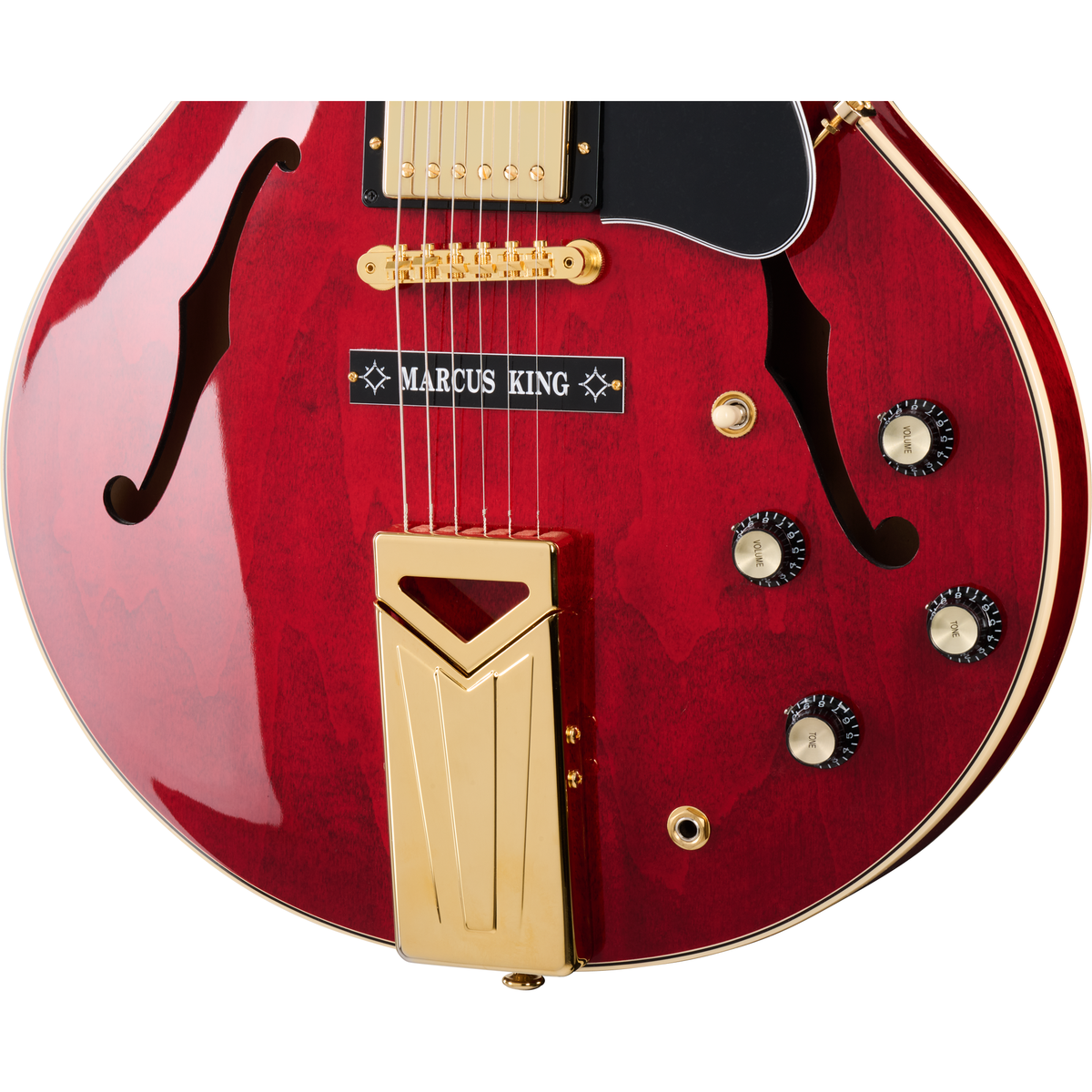 Gibson Marcus King Signature ES-345 Semi Hollow Electric Guitar - Sixties Cherry - View 7 | MusicMarket