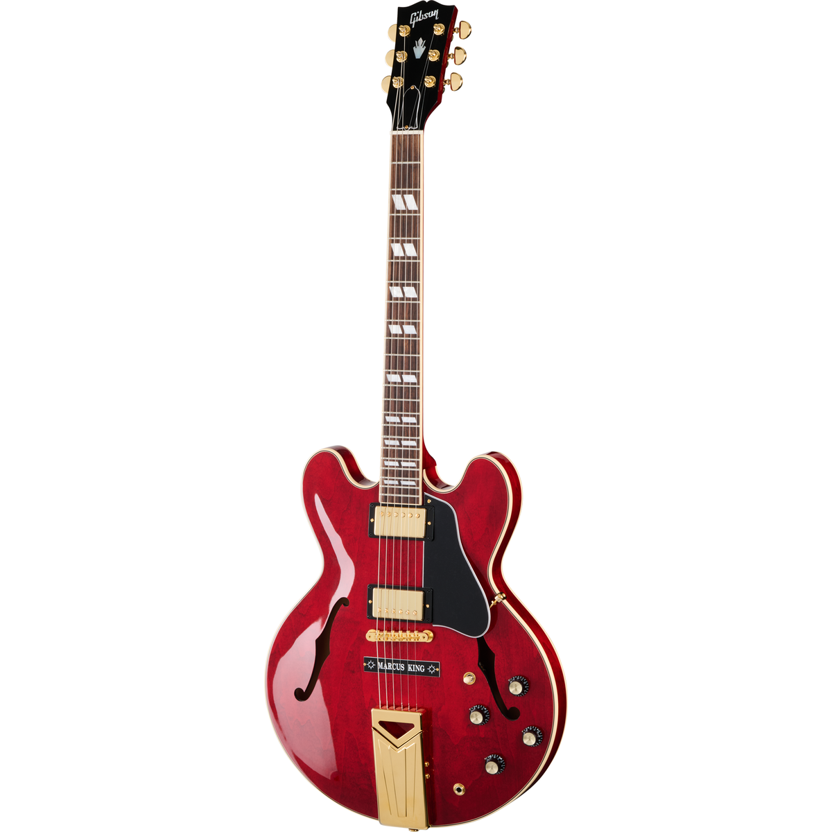 Gibson Marcus King Signature ES-345 Semi Hollow Electric Guitar - Sixties Cherry - View 2 | MusicMarket