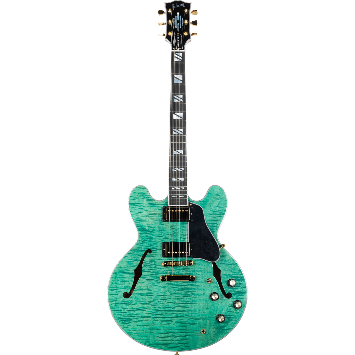 Gibson ES Supreme Semi Hollow Electric Guitar - Seafoam Green - View 45 | MusicMarket