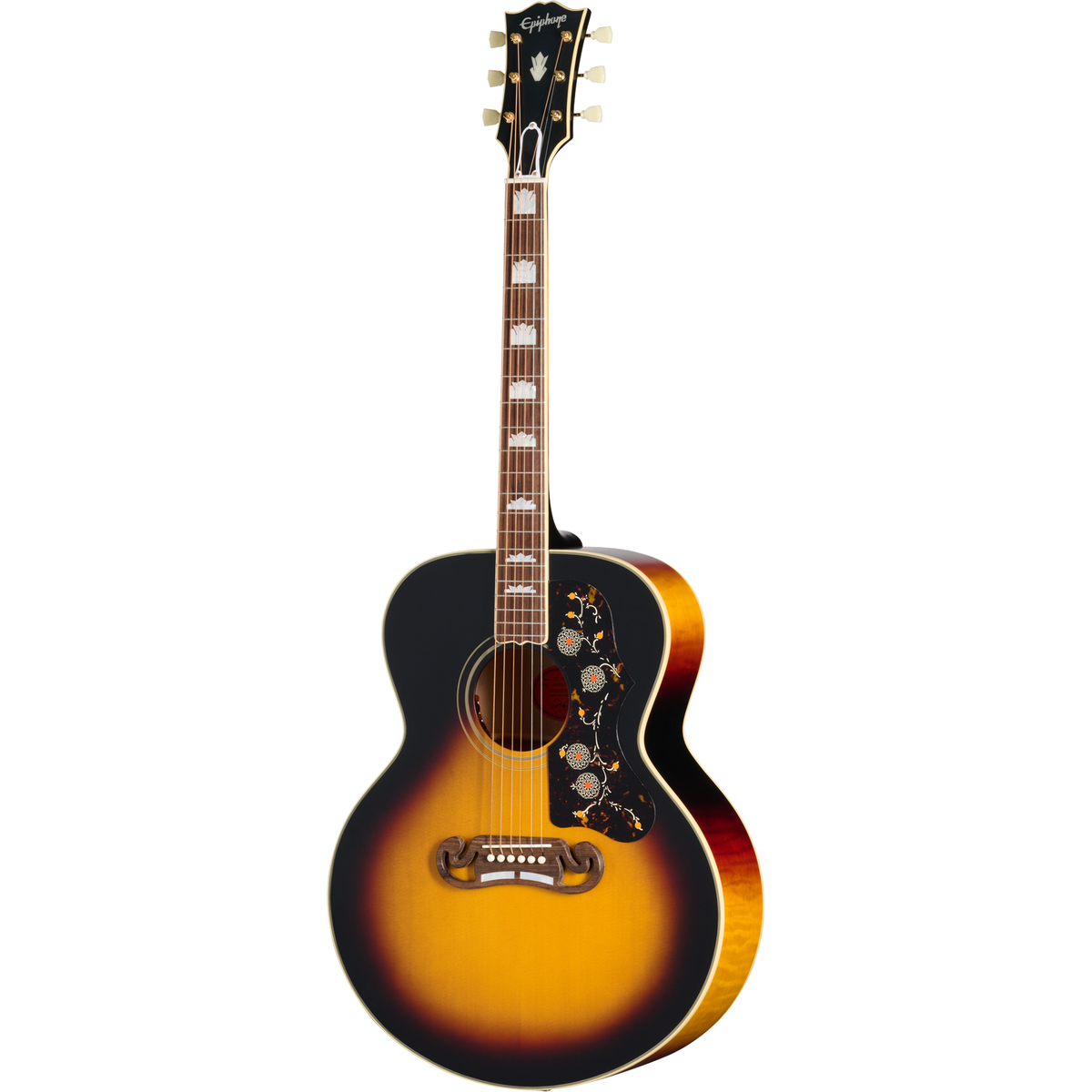 Epiphone 1957 SJ-200 Reissue Acoustic Electric Guitar - Vintage Sunburst - View 2 | MusicMarket