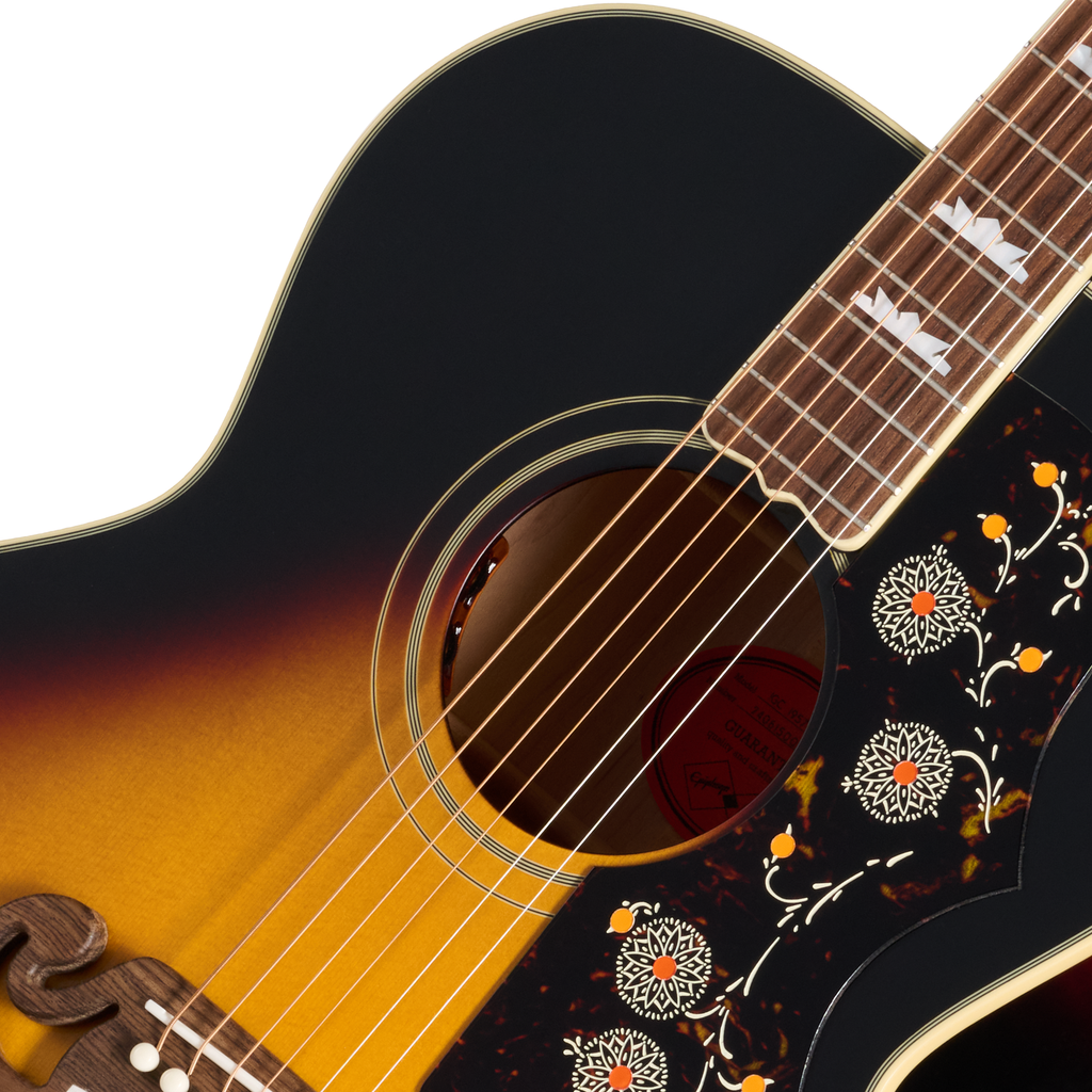 Epiphone 1957 SJ-200 Reissue Acoustic Electric Guitar - Vintage Sunburst - View 6 | MusicMarket