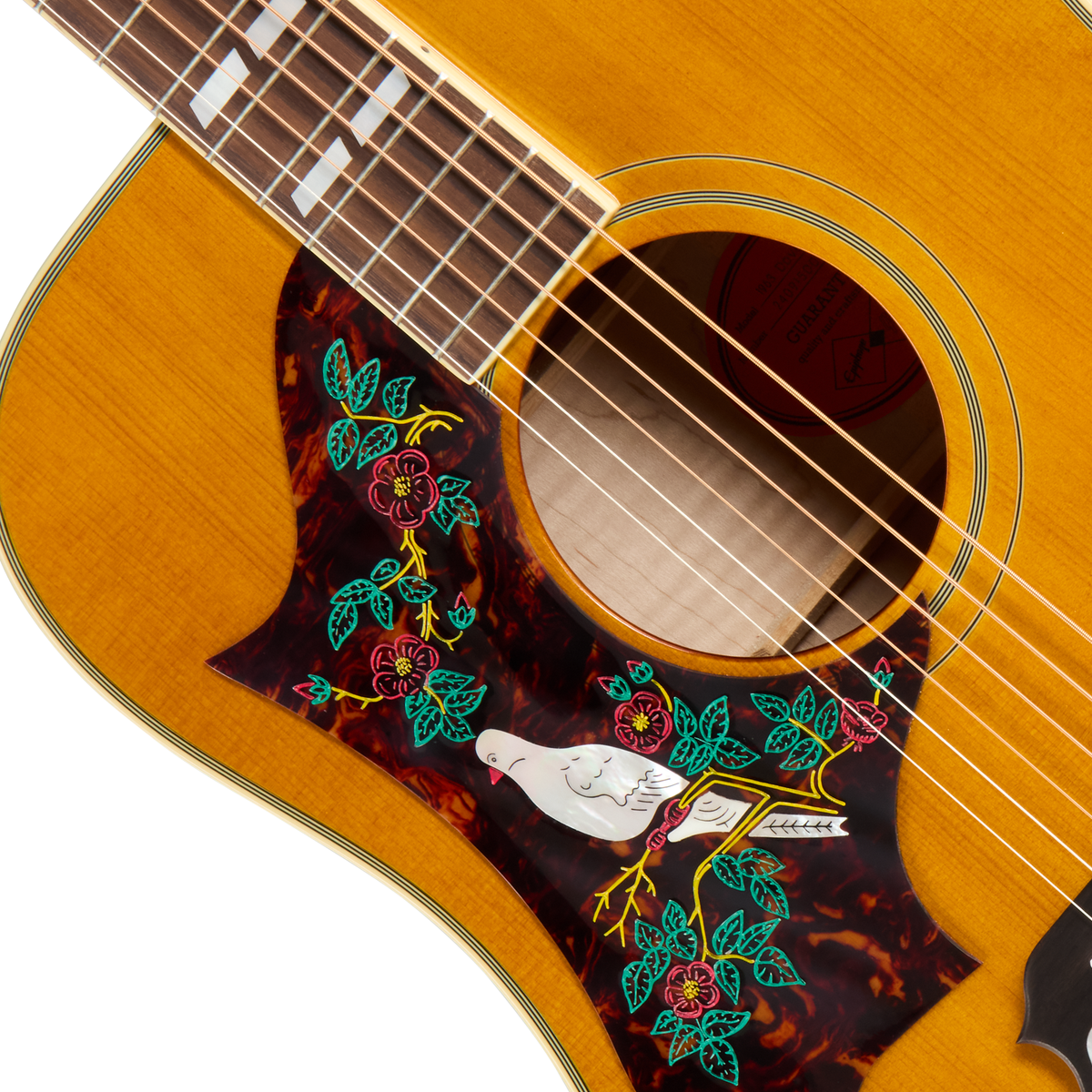 Epiphone 1963 Dove Reissue Left Handed Acoustic Electric Guitar - Natural - View 6 | MusicMarket