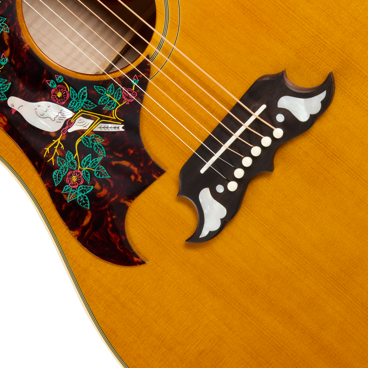 Epiphone 1963 Dove Reissue Left Handed Acoustic Electric Guitar - Natural - View 7 | MusicMarket