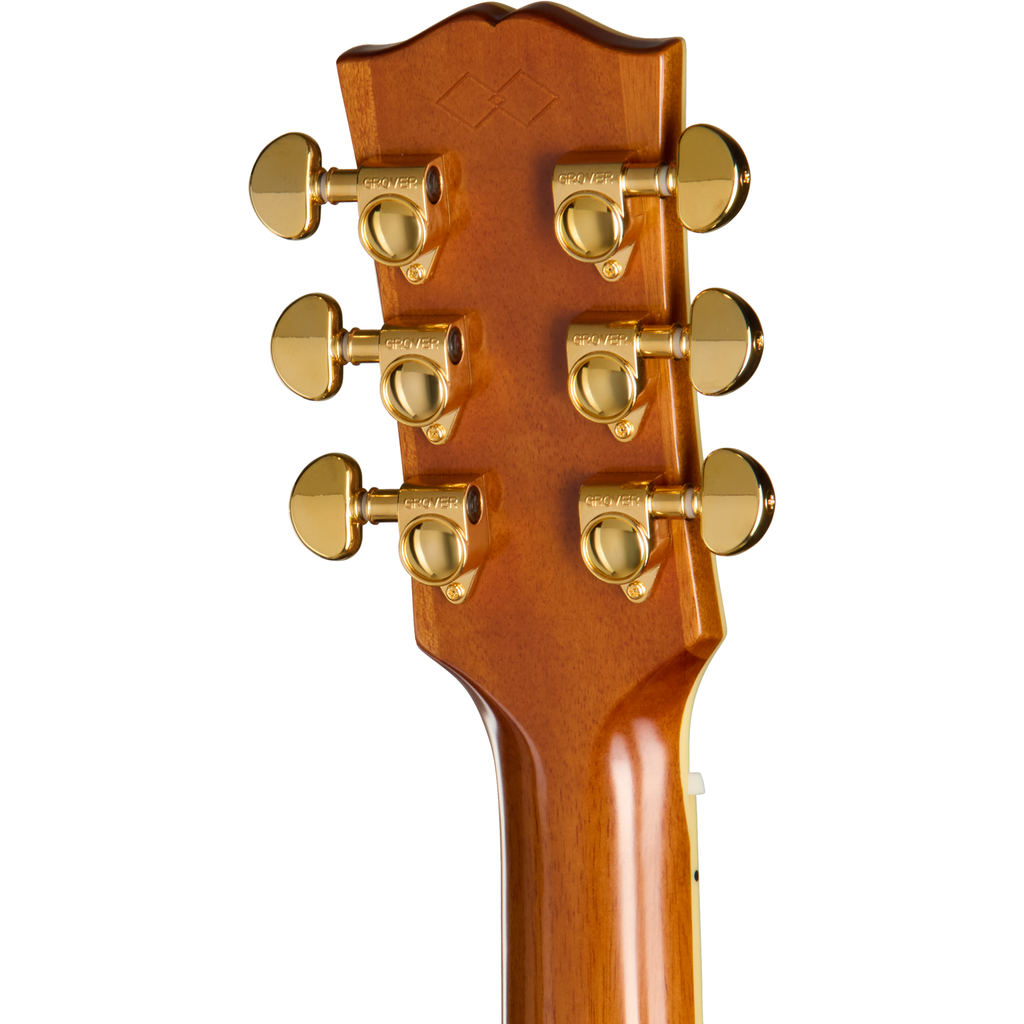 Epiphone Hummingbird Deluxe EC Acoustic Electric Guitar - Autumn Burst - View 5 | MusicMarket