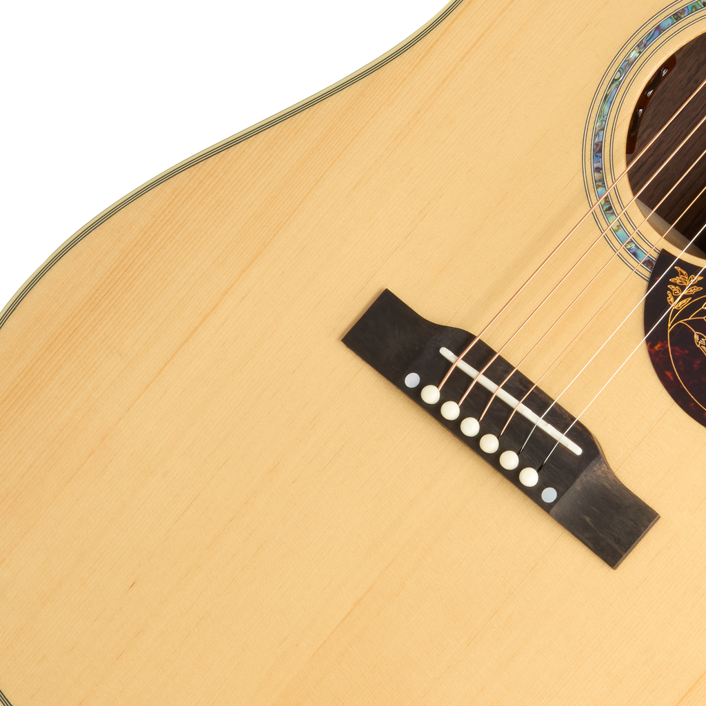 Epiphone Hummingbird Deluxe EC Acoustic Electric Guitar - Natural - View 6 | MusicMarket