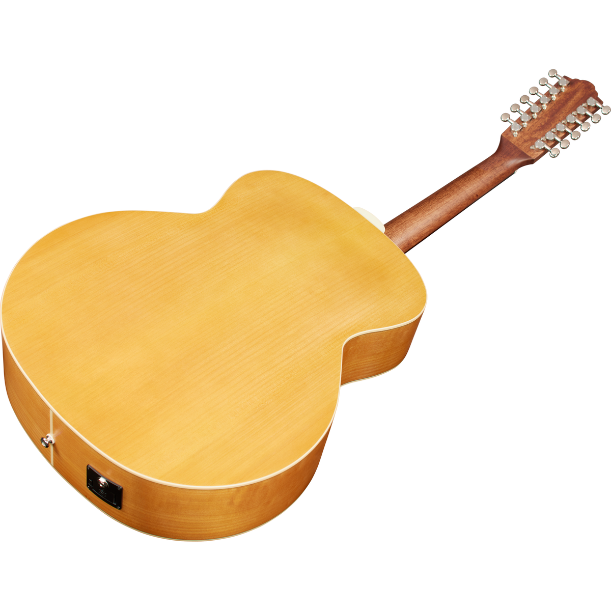 Guild F-2512E Maple Left Handed 12-String Acoustic Electric Guitar - Blonde - View 6 | MusicMarket