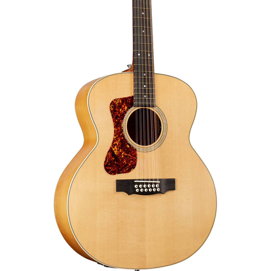 Guild F-2512E Maple Left Handed 12-String Acoustic Electric Guitar - Blonde - View 7 | MusicMarket