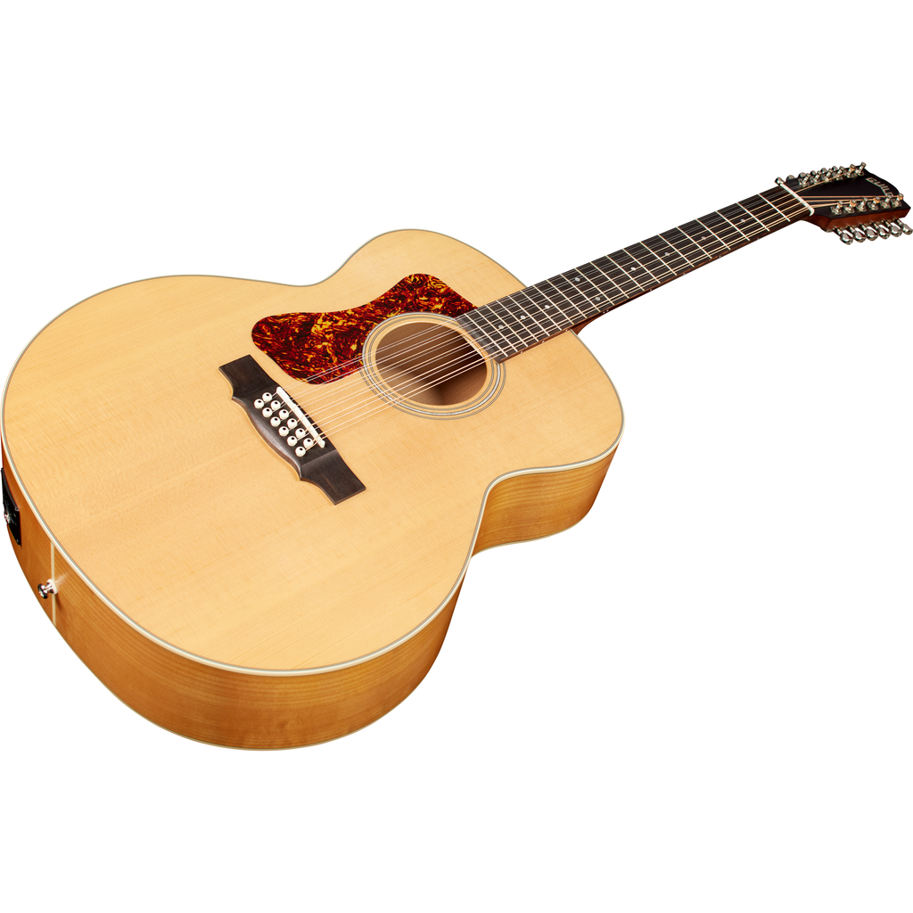 Guild F-2512E Maple Left Handed 12-String Acoustic Electric Guitar - Blonde - View 5 | MusicMarket