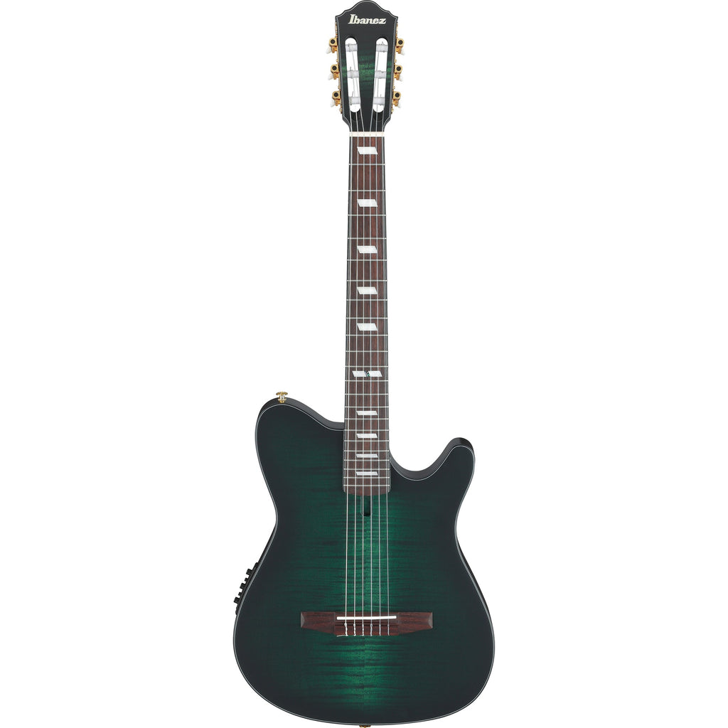 Ibanez FRH20FMN Acoustic Electric Guitar - Dark Emerald Burst - View 2 | MusicMarket