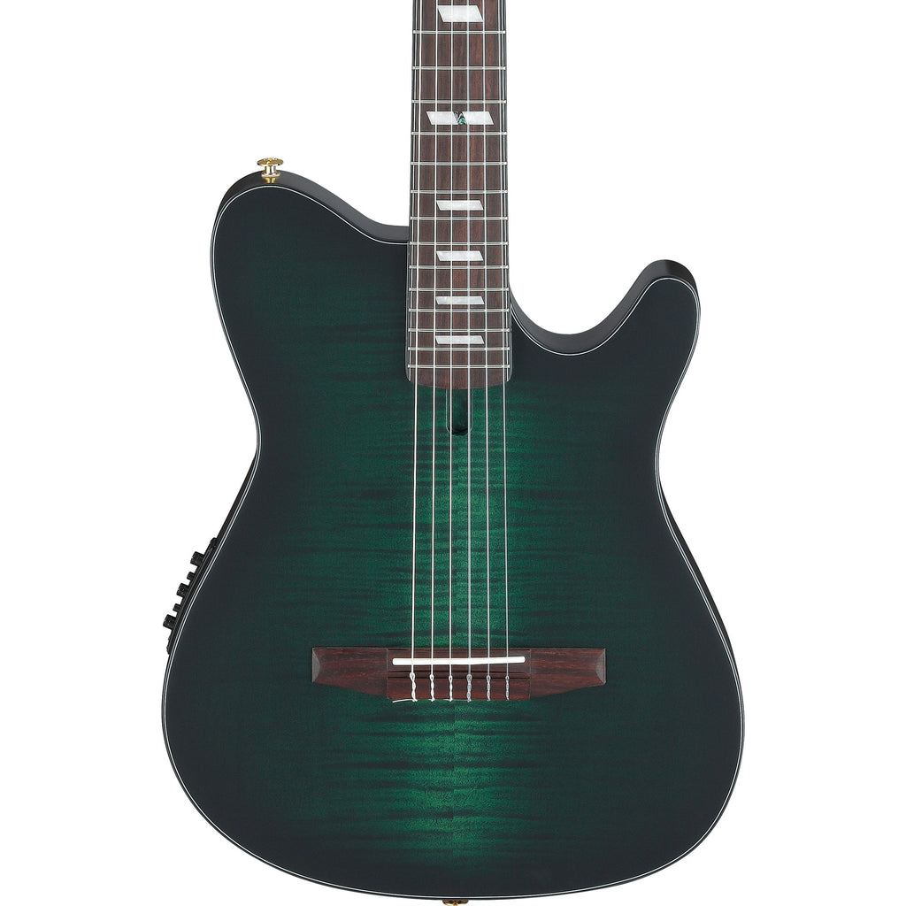 Ibanez FRH20FMN Acoustic Electric Guitar - Dark Emerald Burst - MusicMarket