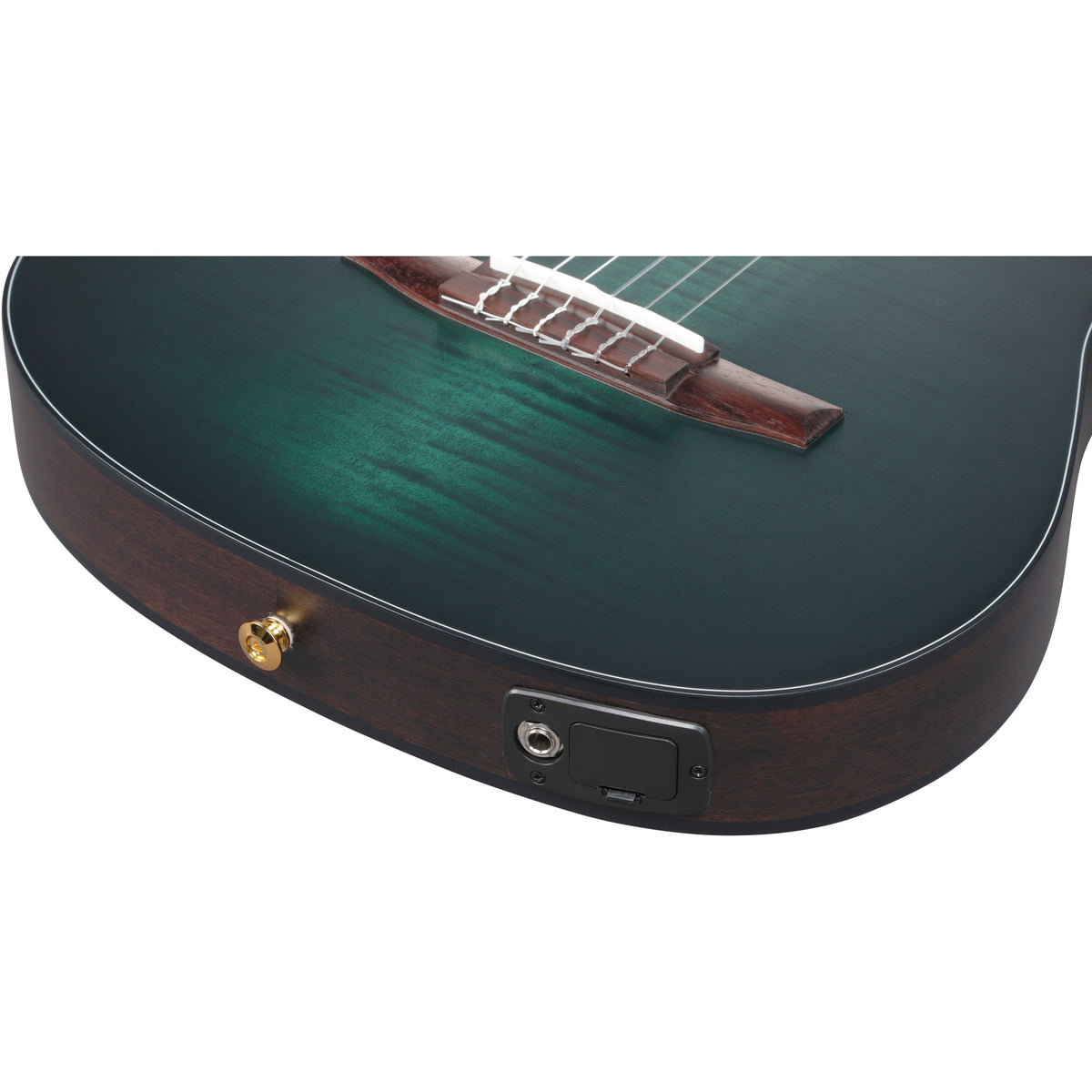 Ibanez FRH20FMN Acoustic Electric Guitar - Dark Emerald Burst - View 11 | MusicMarket